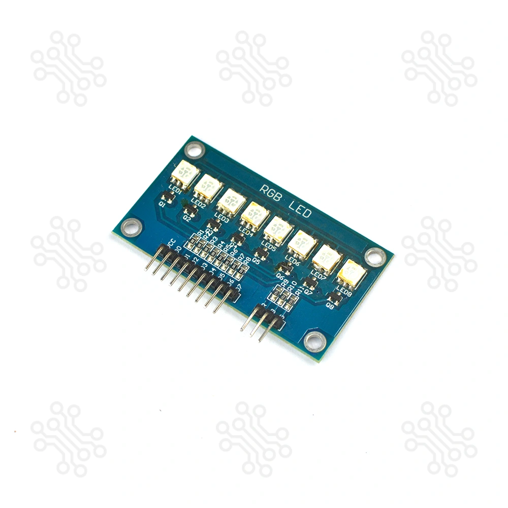 5050 RGB Full Color RGB 8 LED Module