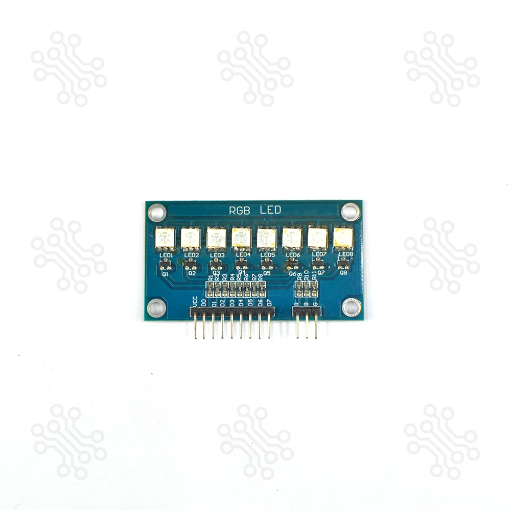 5050 RGB Full Color RGB 8 LED Module