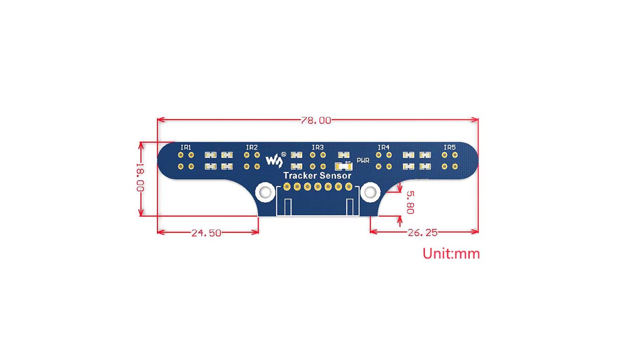 Line Follower Sensor Array 5 Infrared Analog IR Sensor Array
