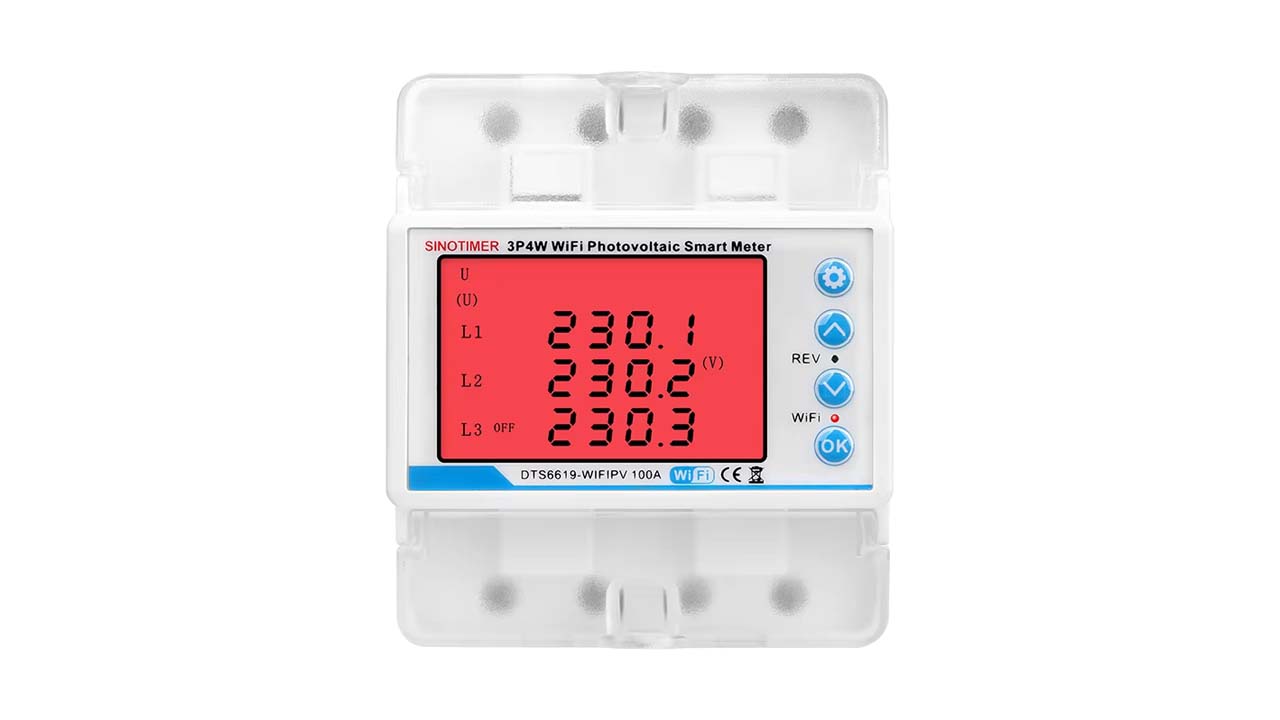Digital Power Energy Meter 3Phase DTS6619 WIFIIPV 100A