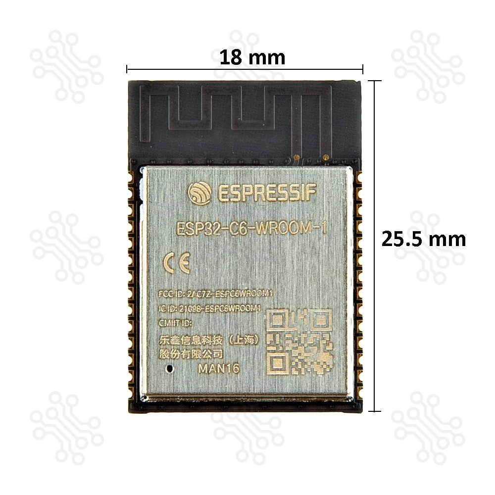 ESP32 C6 WROOM Module 16MB PCB Antenna