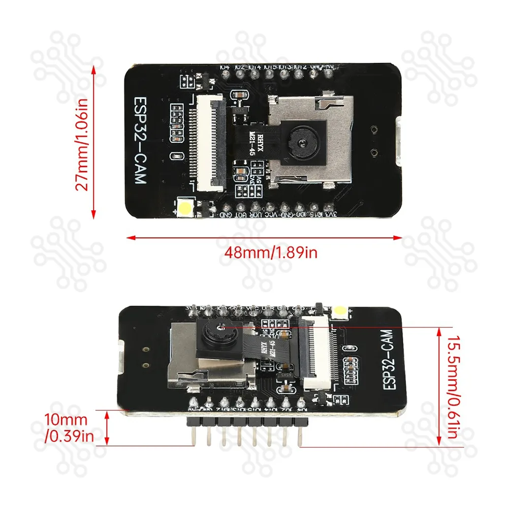 ESP32 CAM WiFi  Bluetooth Camera Module