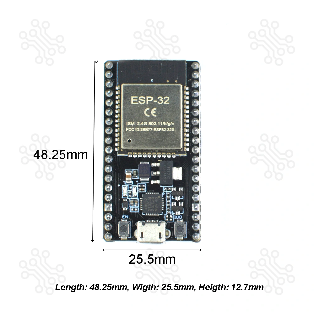 ESP32 Development Board CP2102 Chip 38 Pin 