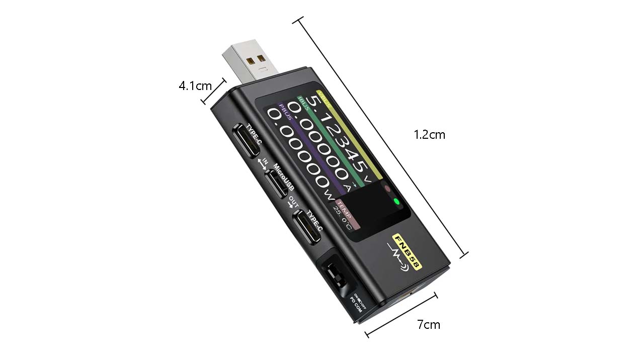 FNIRSI USB Fast Charge Tester FNB58 