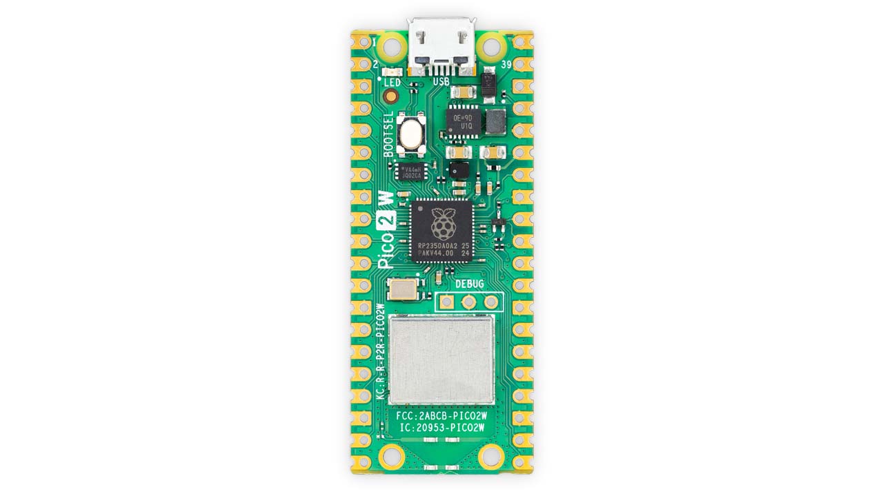 Raspberry Pi Pico 2W  RP2350 Chip Official UK Version From Authorized Reseller
