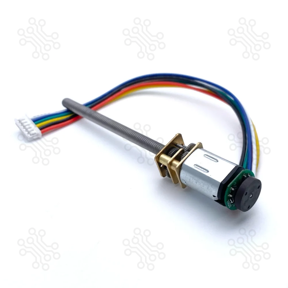 Threaded Shaft Encoder N20 DC Motor 12V 300RPM