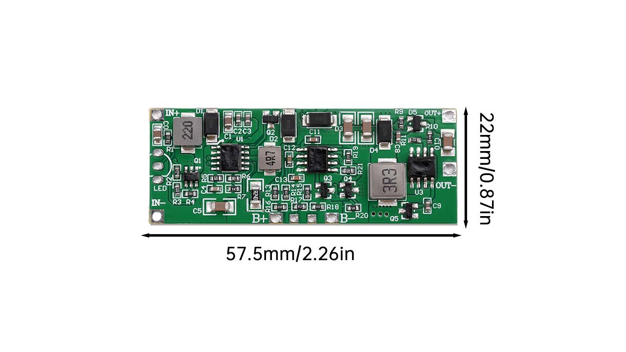 UPS Router Circuit Board DC 12V 1A