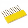 Arduino Stackable Header Kit Yellow (10 pin)