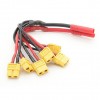 HXT 4mm to Six XT60 Female Power Distribution Lead for Multi-Rotor