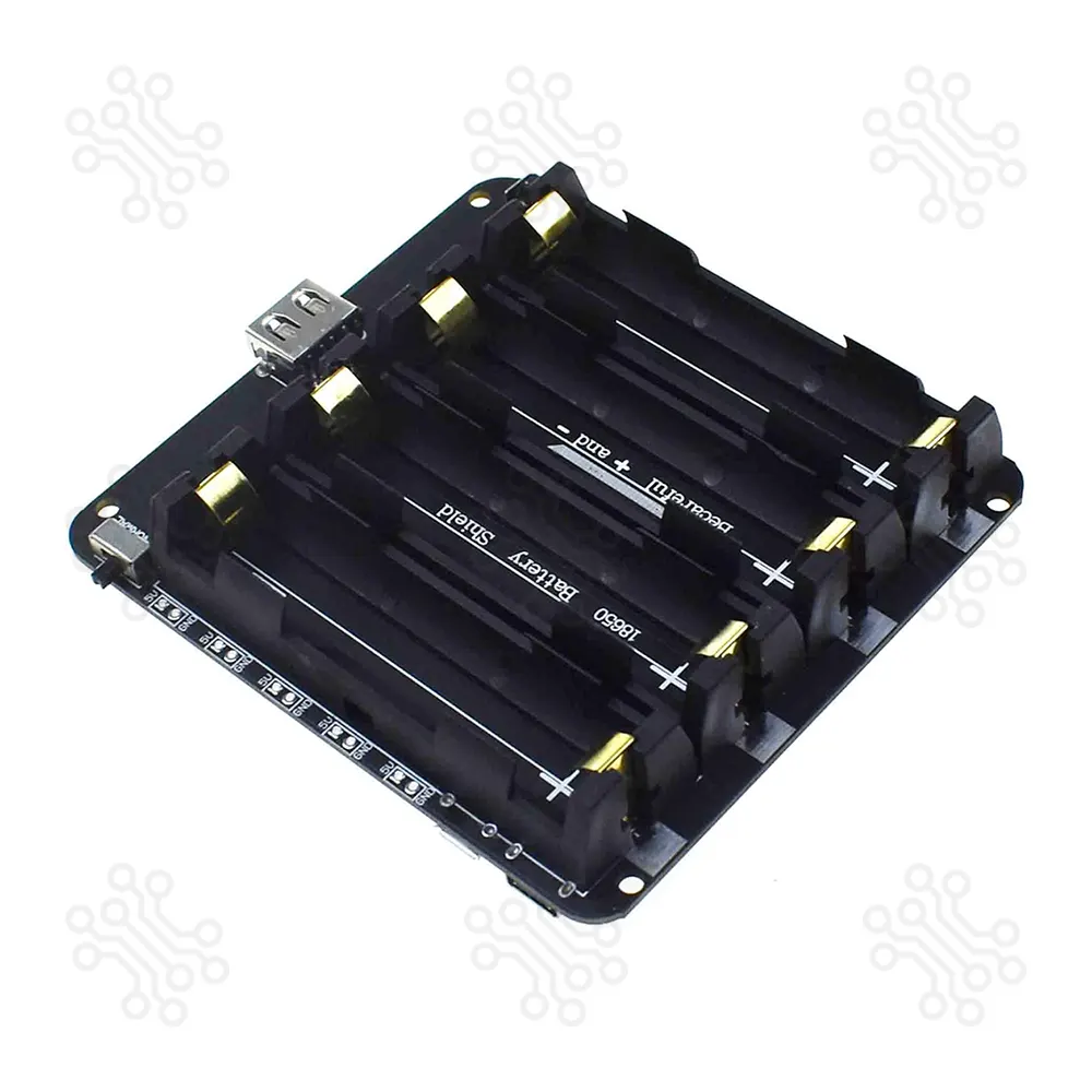 18650 Battery Holder 4 Slot with USB Output & Charging Circuit in Bangladesh