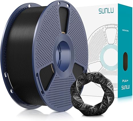 3D Printer Filamnet Sunlu PLA+ Black 1.75mm 1kg in Bangladesh