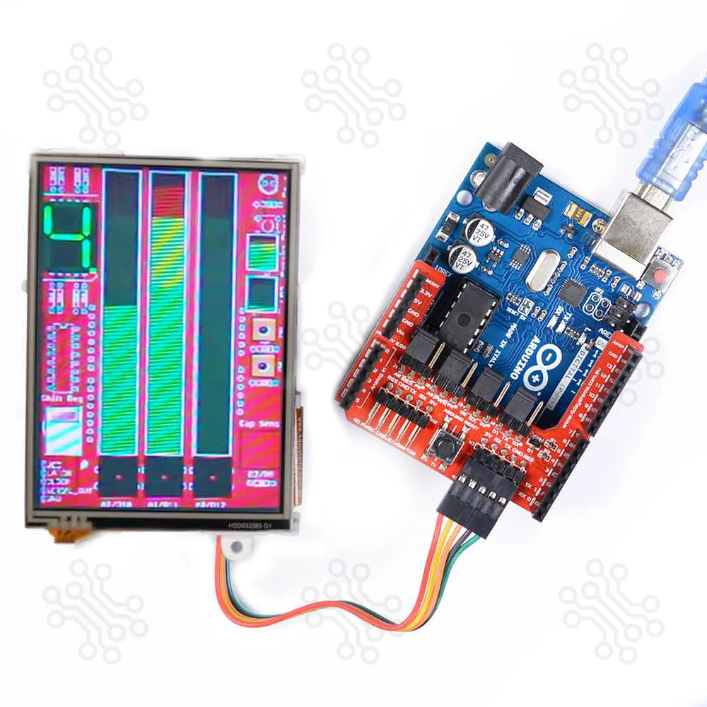 4D System ViSi-Genie Smart Touchscreen LCD 3.2 Inch