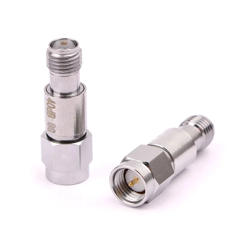 RP SMA Fixed Connector Coaxial Fixed Attenuator 2W DC 8GHz 40DB Frequency