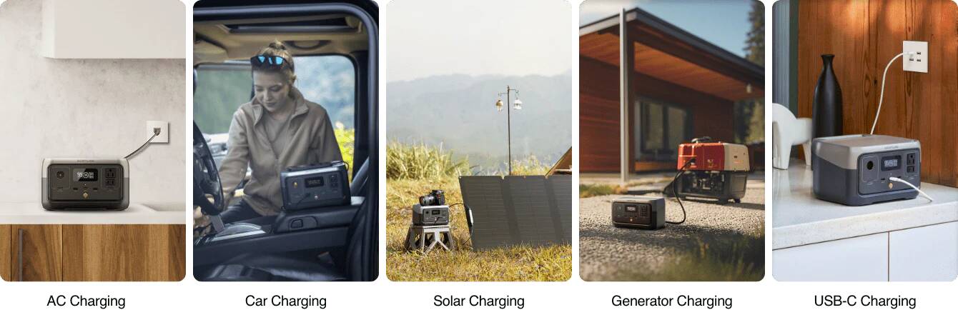 5 ways to recharge ecoflow river 2