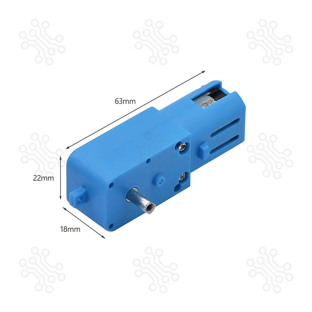 Hobby Gearmotor 6V TT Dual Shaft BO Metal Gear Motor in Bangladesh