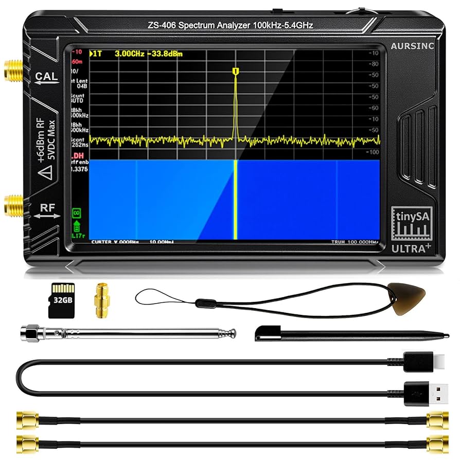 Spectrum Analyzer TinySA Ultra+ ZS406