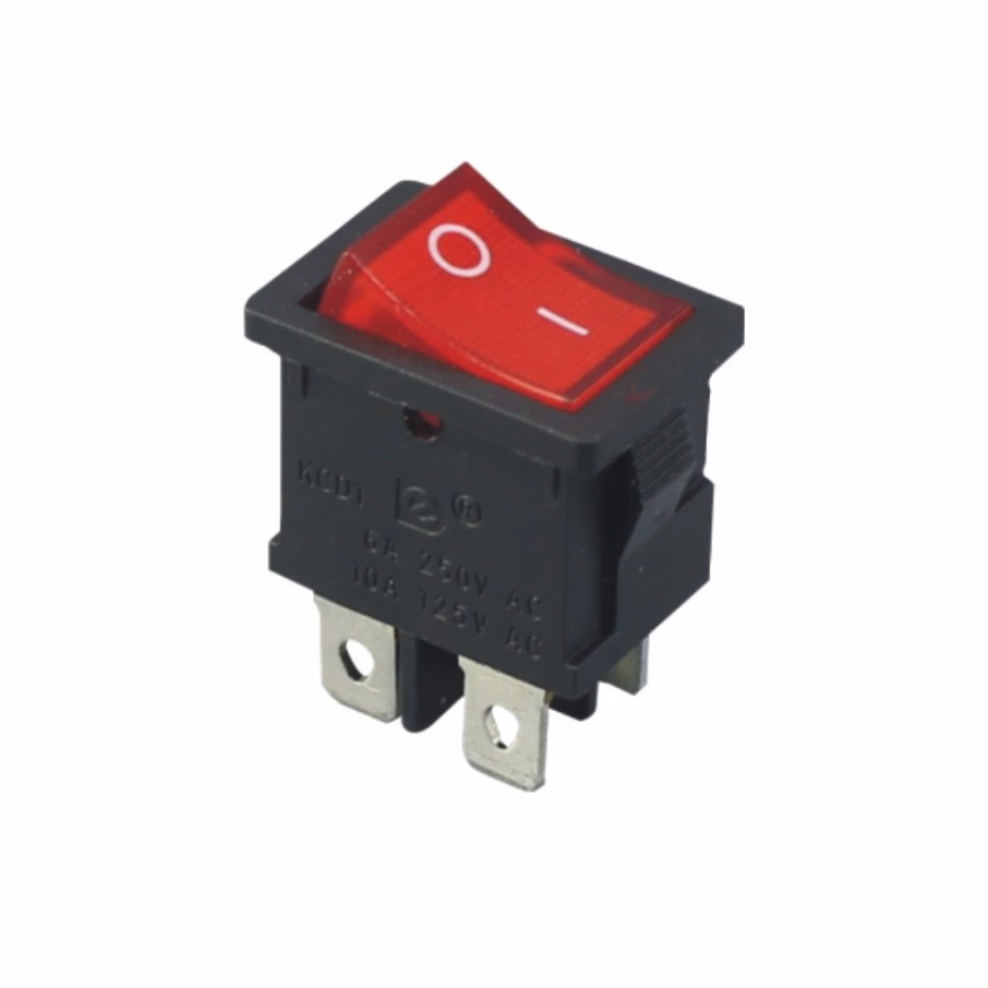 DPST 4 Pin Rocker On OFF Switch KCD1 104 in Bangladesh