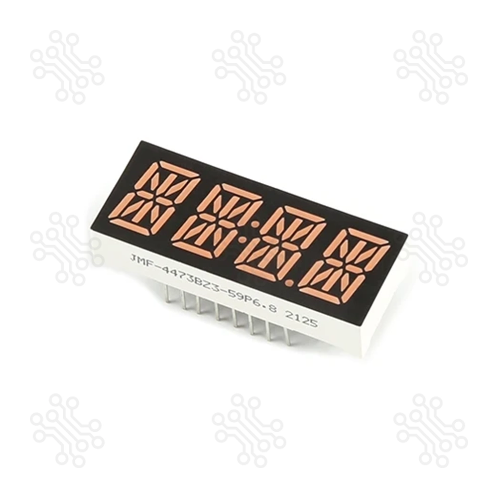 Alphanumeric Display 14 Segment Purple