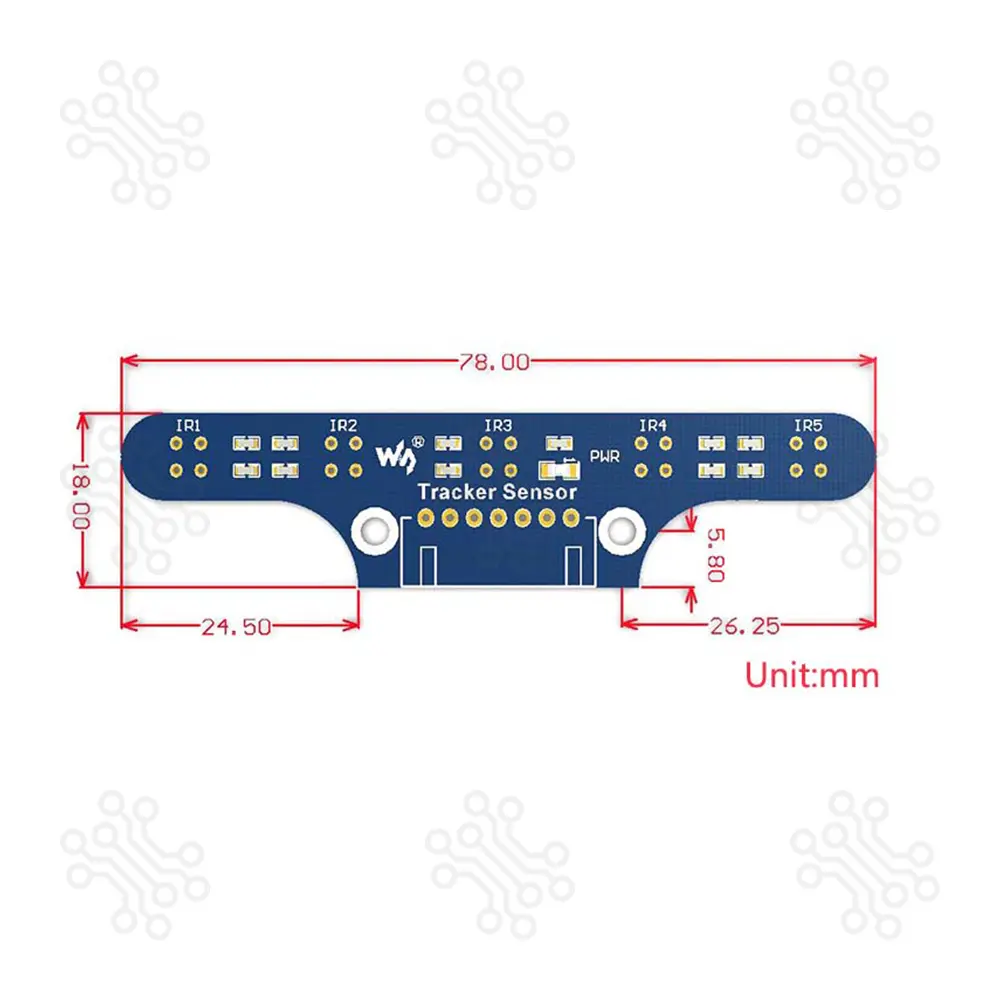 Line Follower Sensor Array 5 Infrared Analog IR Sensor Array in Bangladesh