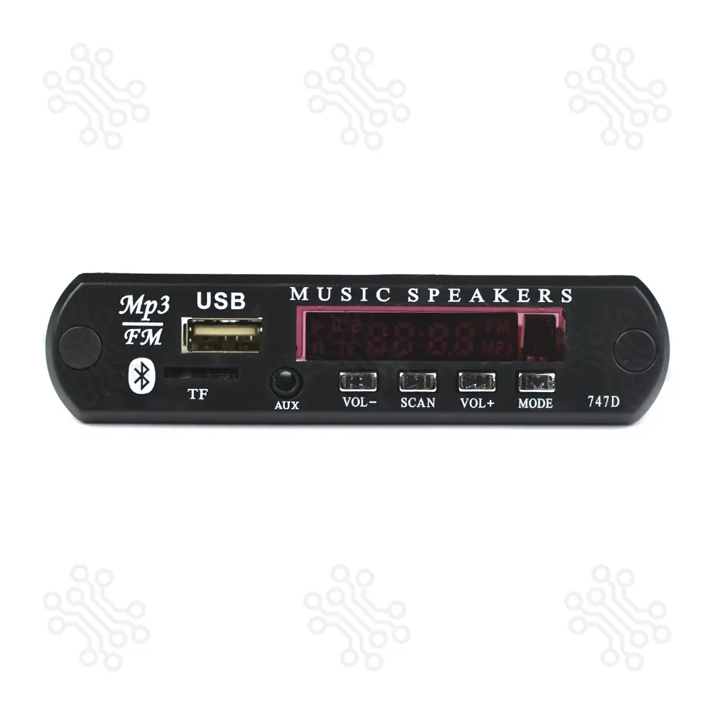 Audio Receiver Module Car MP3 FM Radio Bluetooth 5.0 DC 12V in Bangladesh