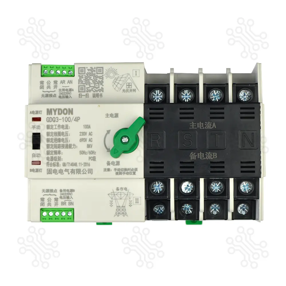 Automatic Transfer Switch 4P 100A in Bangladesh