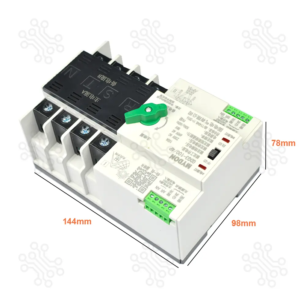 Automatic Transfer Switch 4P 100A in Bangladesh