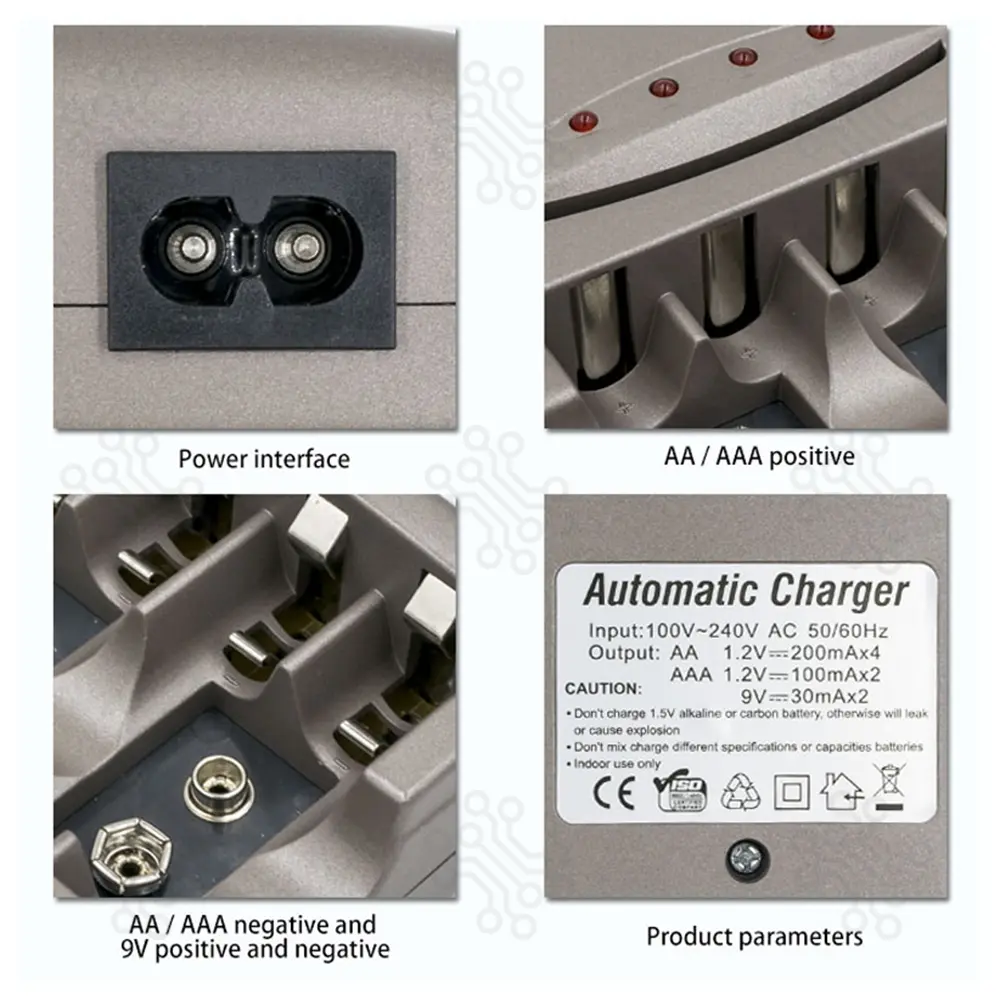 Battery Charger for AA AAA 9V Ni MH in Bangladesh