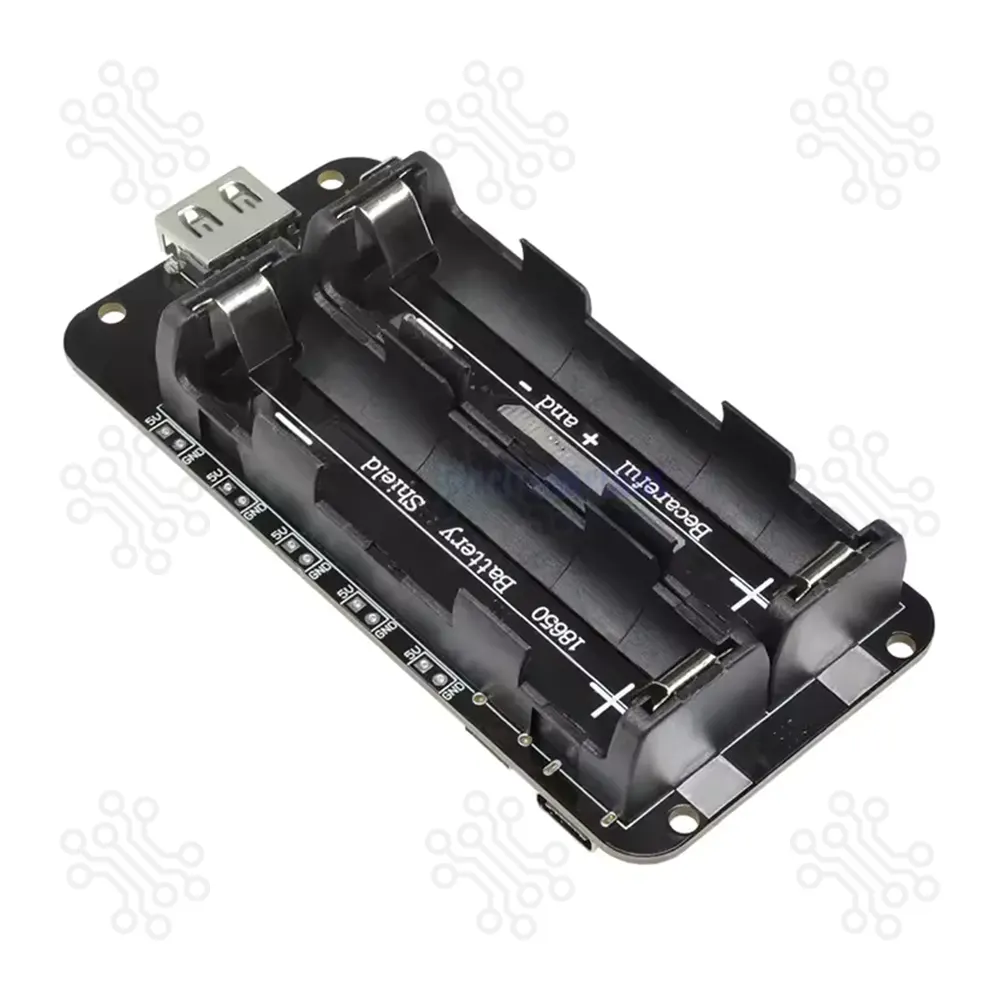 18650 Battery Holder 2 Slot with USB Output & Charging Circuit in Bangladesh