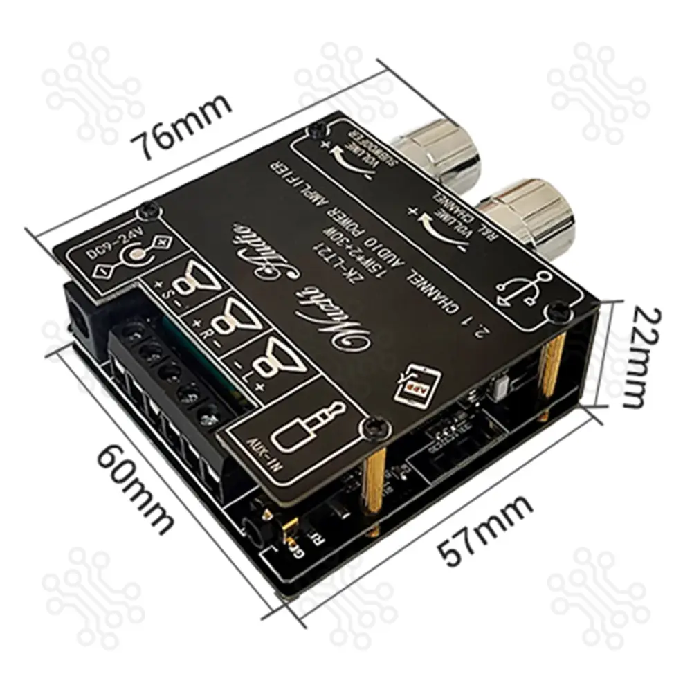 Bluetooth Audio Module Digital Power Amplifier ZK LT21 in Bangladesh