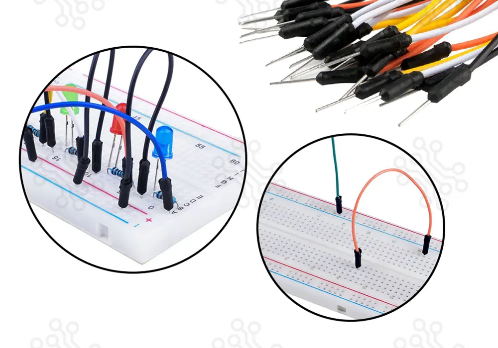 Breadboard Jumper Wire Pack 65 Pcs in Bangladesh