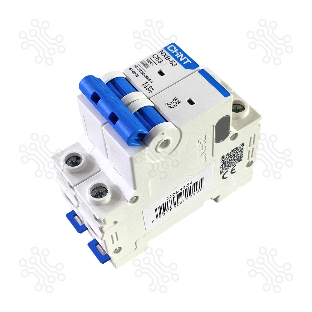 Chint Miniature Circuit Breaker NXB 63 C63 Amp Double pole in Bangladesh