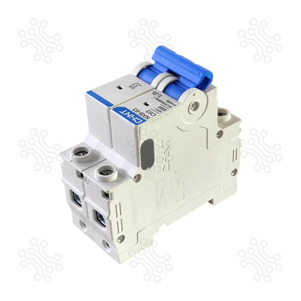 Chint Miniature Circuit Breaker NXB 63 C63 Amp Double pole in Bangladesh