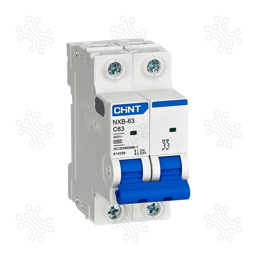 Chint Miniature Circuit Breaker NXB 63 C63 Amp Double pole