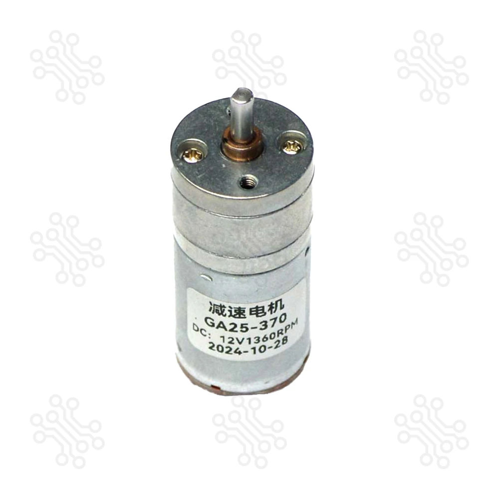 DC Geared Motor with Encoder 25GA370 12V 1360RPM in Bangladesh