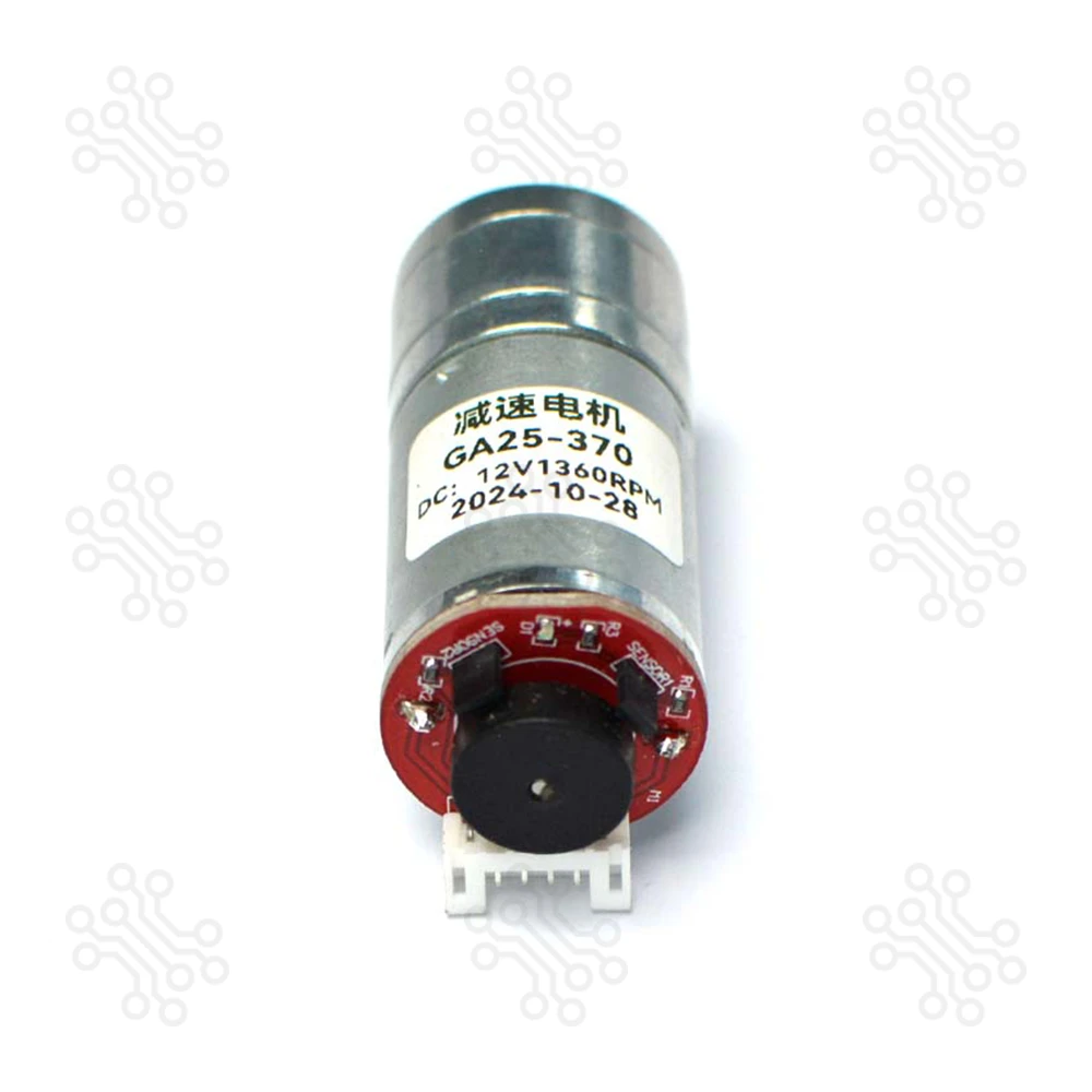 DC Geared Motor with Encoder 25GA370 12V 1360RPM in Bangladesh