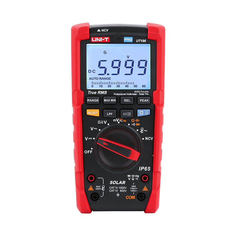 UNI T DC True RMS Professional Multimeter Solar Pro UT196 1700V