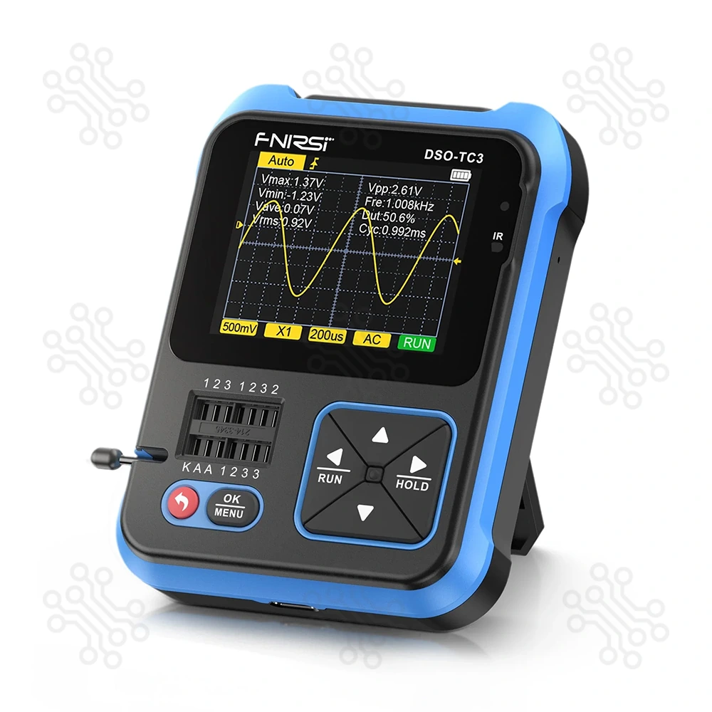 Oscilloscope Signal Generator and Component Tester FNIRSI DSO TC3
