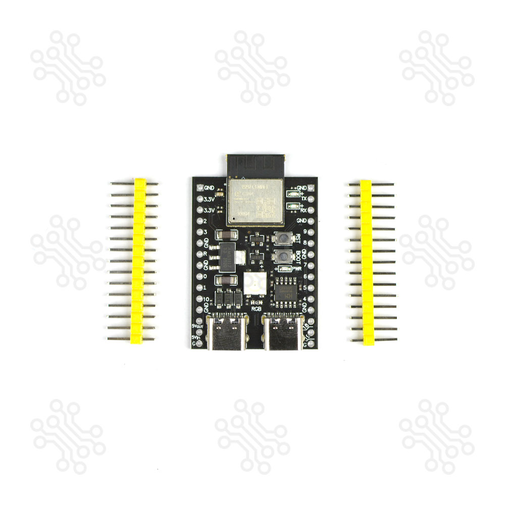 ESP32 C3 DevKitM1 Development Board with Dual USB Type C WiFi and Bluetooth