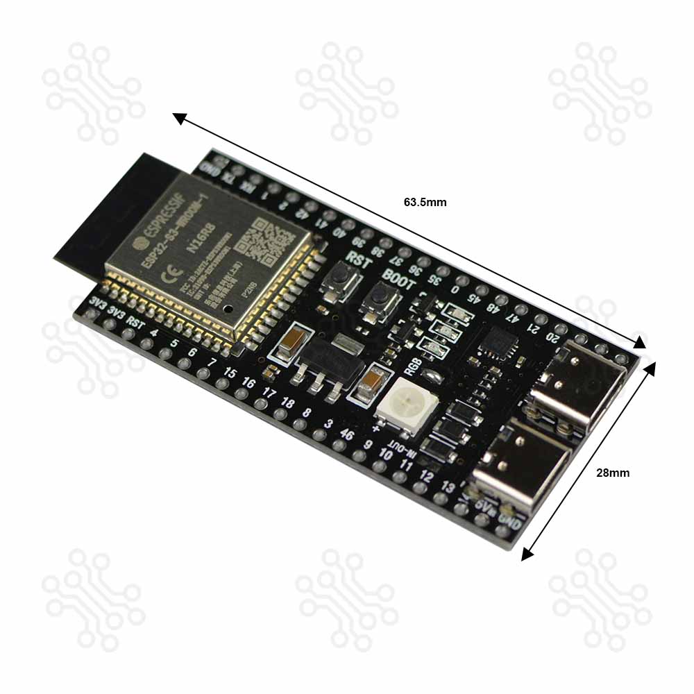 ESP32 S3 DevKitC1 N16R8 Development Board Dual USB Type C in Bangladesh