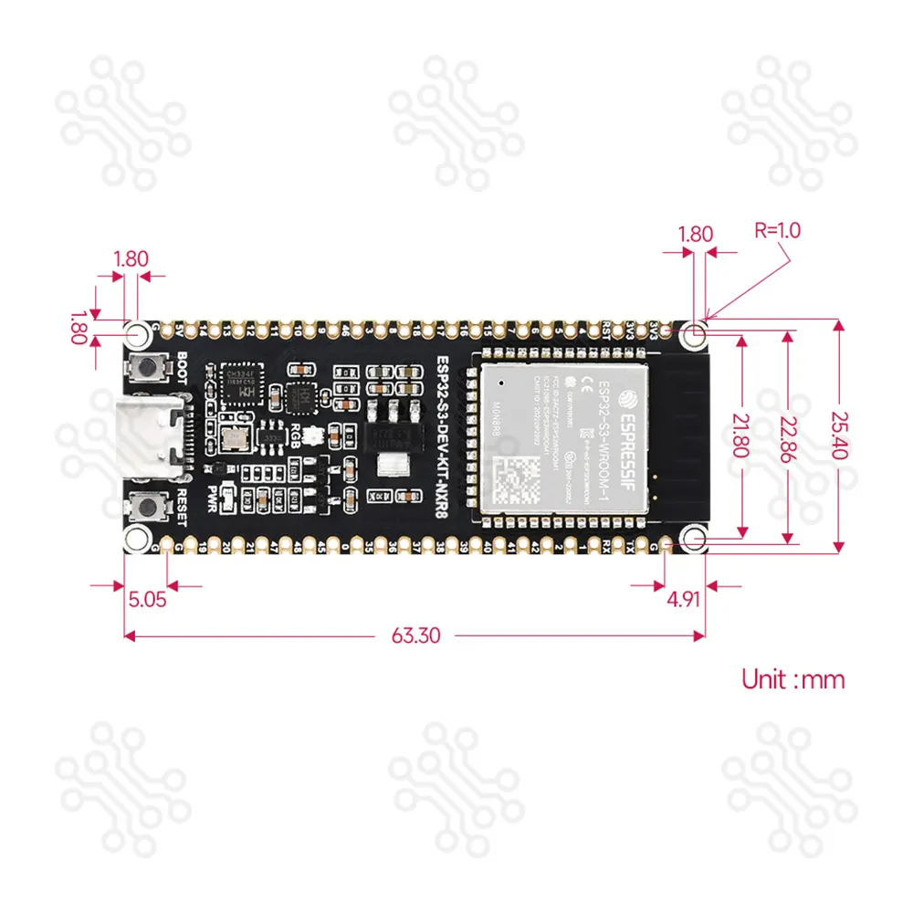 ESP32 S3 Microcontroller Development Board N16R8 WiFi 2.4GHz in Bangladesh