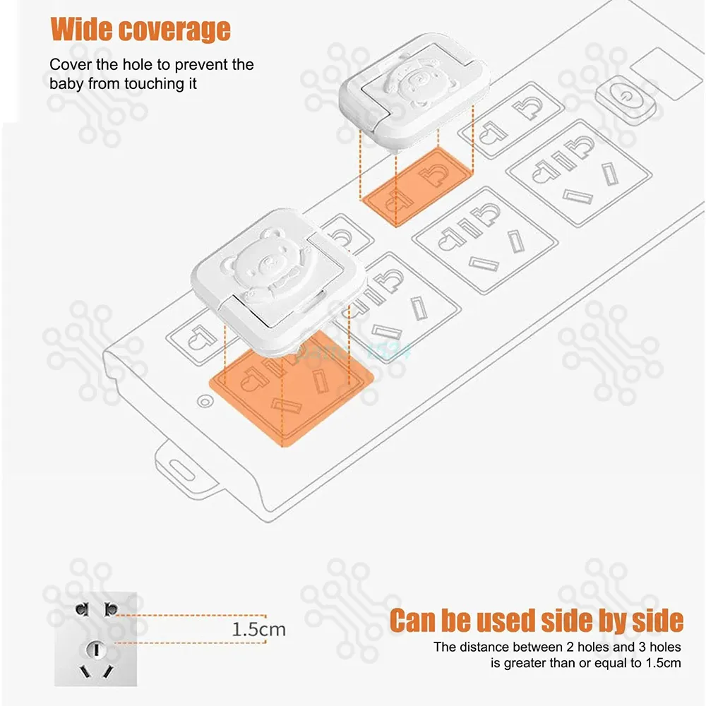 Electrical Socket MultiPlug Safety cover 2 pin in Bangladesh