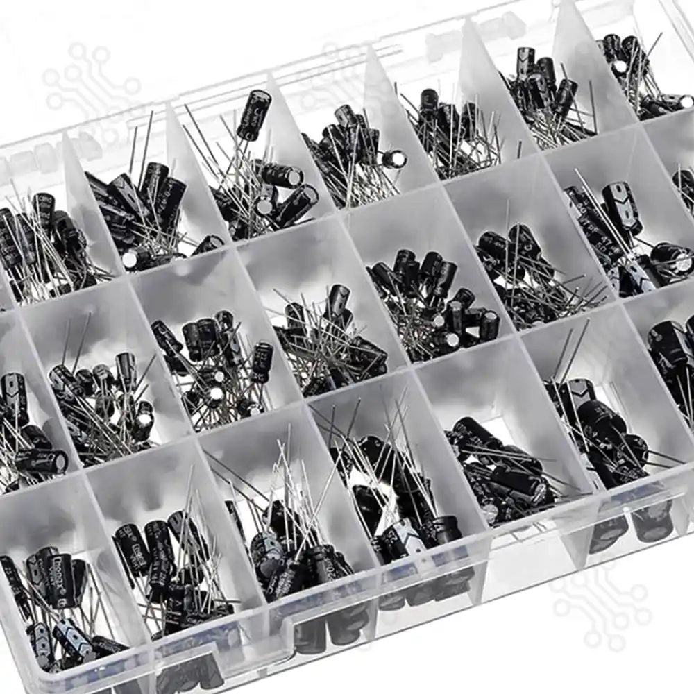Electrolytic Capacitor 24 Type 0.1uF to 1000uF 500PCS Box in Bangladesh