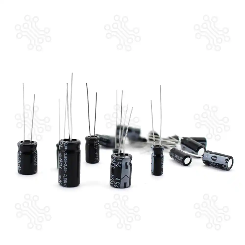 Electrolytic Capacitor 24 Type 0.1uF to 1000uF 500PCS Box in Bangladesh