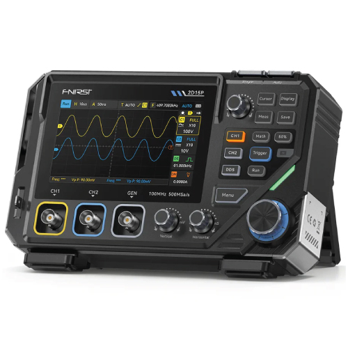 FNIRSI 2D15P 3-in-1 Benchtop 2CH 100MHz Phosphor Oscilloscope Multmeter
