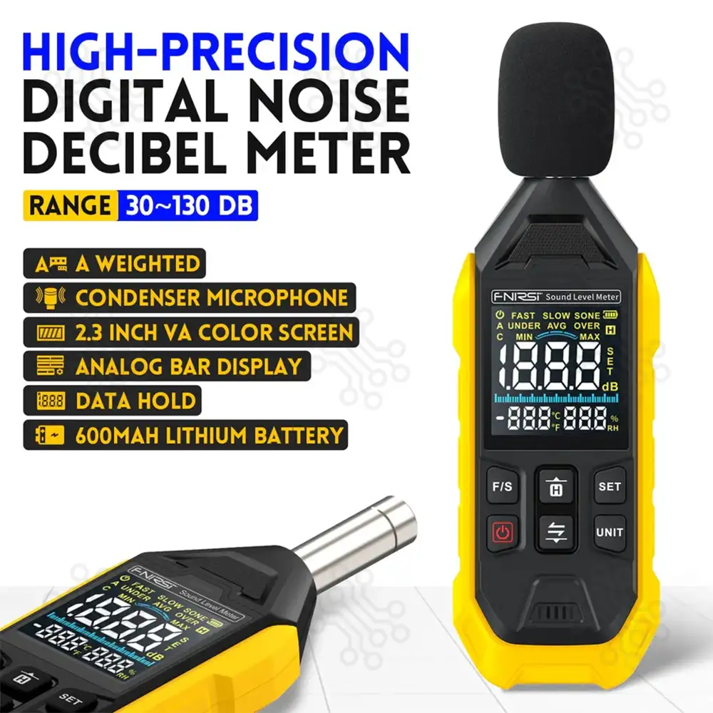 FNIRSI FDM01 High precision Digital Noise Decibel Meter