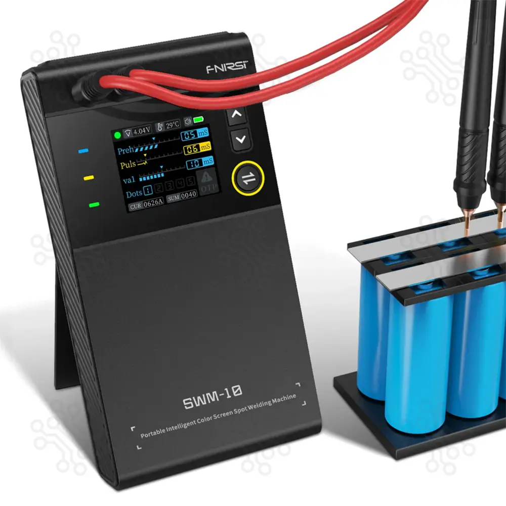 FNIRSI SWM 10 Portable Intelligent Color Screen Spot Welding Machine in Bangladesh