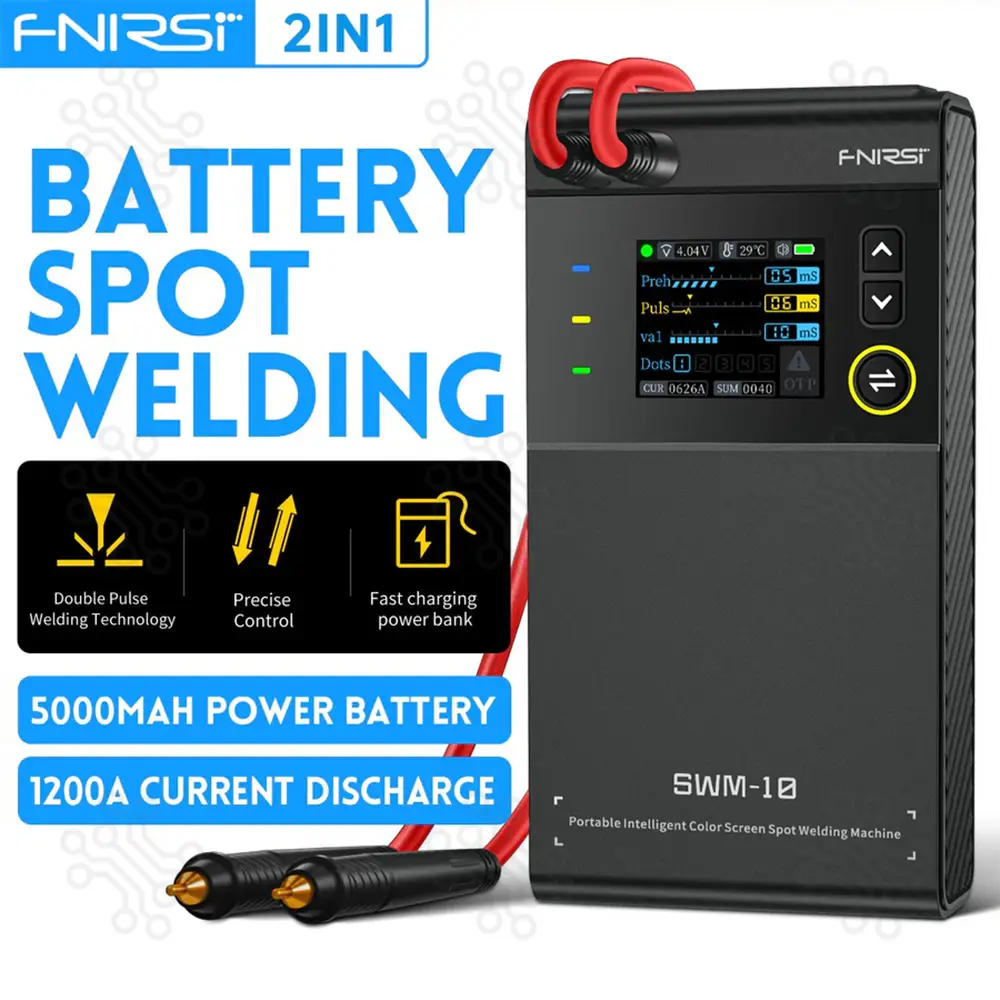 FNIRSI SWM 10 Portable Intelligent Color Screen Spot Welding Machine