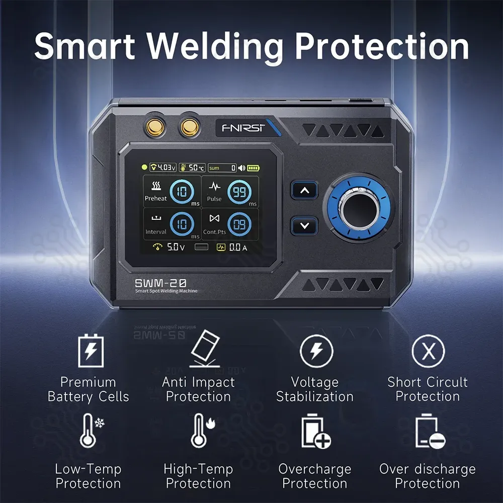 FNIRSI SWM 20 Dual Pulse Portable Spot Welding Machine in Bangladesh