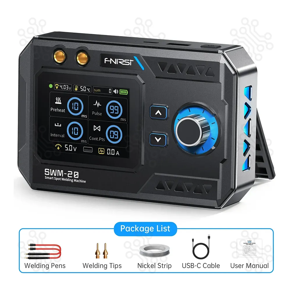 FNIRSI SWM 20 Dual Pulse Portable Spot Welding Machine in Bangladesh