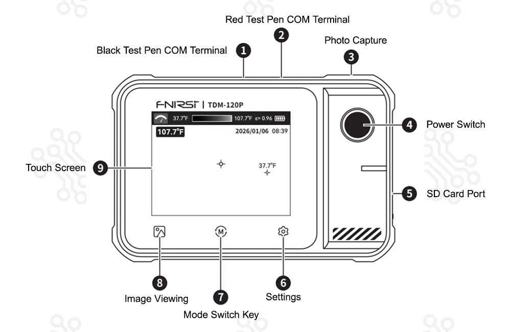 FNIRSI-TDM120P-Thermal-Imaging-Camera-With-Multimeter-button.webp
